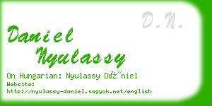 daniel nyulassy business card